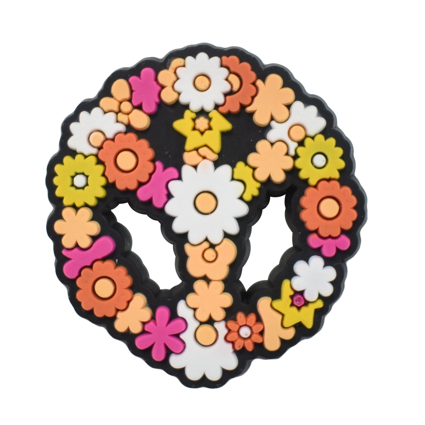 floral peace sign